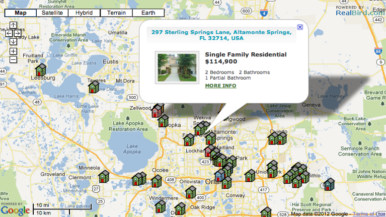 Featured Listings Map